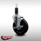Service Caster 5'' SS Soft Rubber Swivel 1-1/8'' Expanding Stem Caster with Brake SCC-SSEX20S514-SRS-TLB-118 - alternate 4
